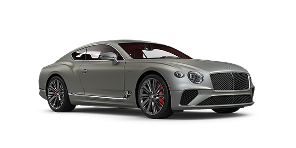Bentley Mougins Bentley GT Speed coupe in Extreme Silver paint front 34