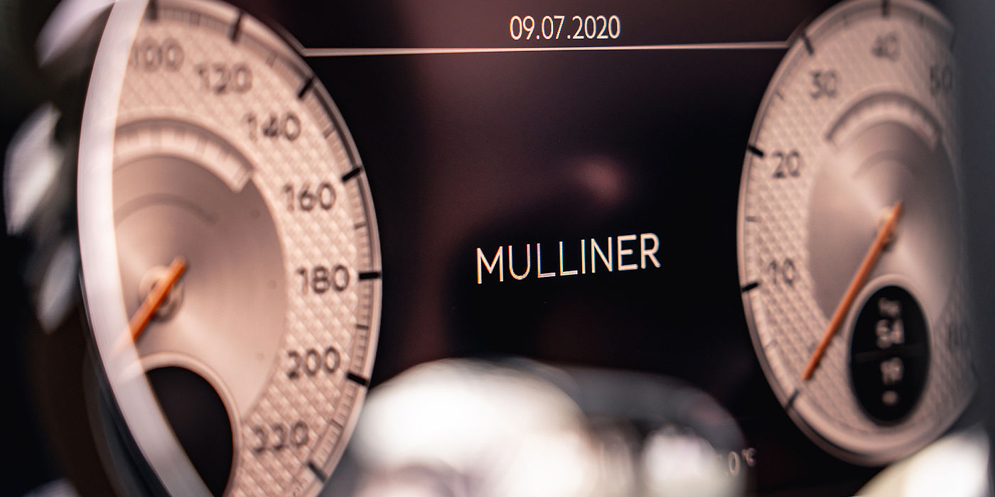 Bentley Mougins Bentley Continental GT Mulliner coupe Mulliner dial detail